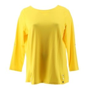 Sport Savvy French Terry Boat Neck Tunic